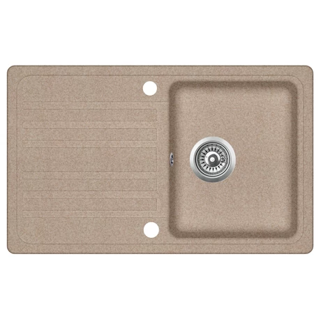 EVIDO Home 45S gránit mosogató, 765 x 460mm, avena