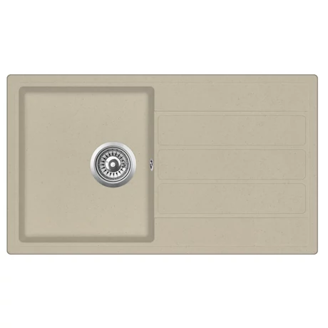 EVIDO Easy 45S gránit mosogató, 760 x 440 mm, bézs