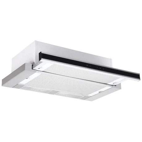 SILVERLINE 1350 NEW-LINE páraelszívó,inox / fekete üv.,érintőszenzor