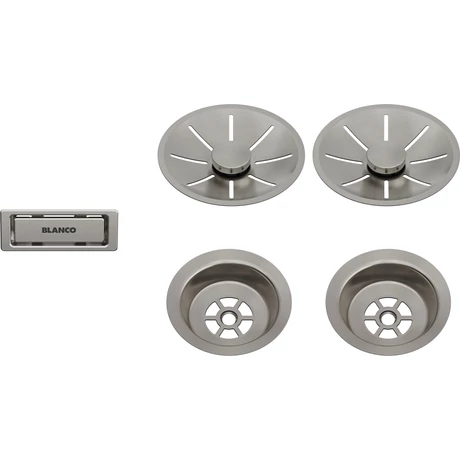BLANCO InFino szett satin platinum 2 med.