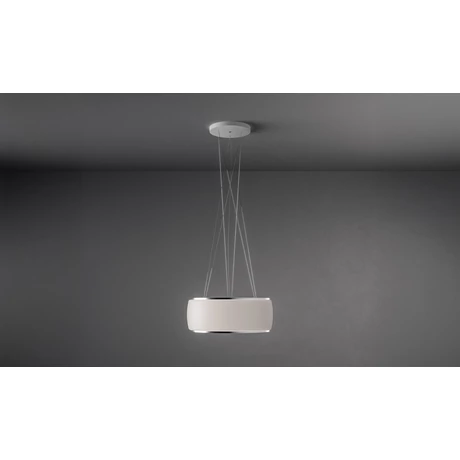 Falmec SOFFIO 58 cm függesztett páraelszívó, matt fehér üveg