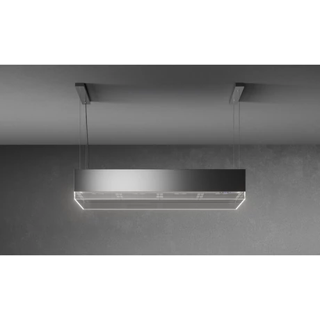 Falmec VETRA 120 cm sziget páraelszívó, inox / üveg