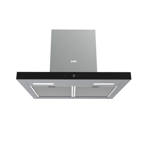 EVIDO LINE 60B fali páraelszívó, 60 cm, érintőszenzor, fekete üveg / inox