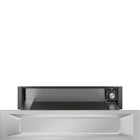 SMEG EDÉNYMELEGÍTŐ FIÓK, Victoria design, 15 cm, inox