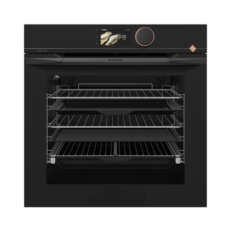 De Dietrich pirolitikus sütő, 73 l, 13 funkció, 122 auto recept, TFT, maghőmérő, heritage