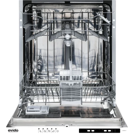 EVIDO AQUALIFE 60i teljesen integrált mosogatógép, 60 cm, E energiaosztály