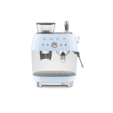 SMEG ŐRLŐVEL KOMBINÁLT ESPRESSO KÁVÉFŐZŐ, világoskék