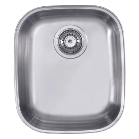 LIVINOX EX-005K Aláépíthető egymedencés mosogató 340x400mm, 3 1 / 2 fényezett