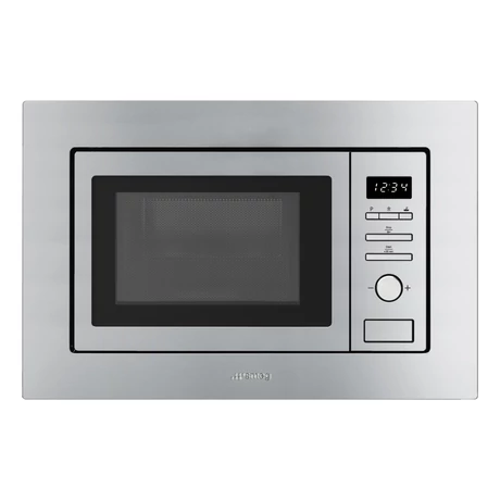 SMEG MIKROHULLÁMÚ SÜTŐ, Universal design, beépíthető, 17 liter, inox