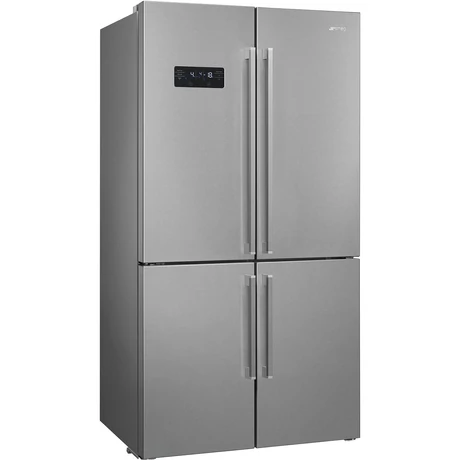 SMEG SZABANONÁLLÓ HŰTŐ ÉS FAGYASZTÓ, 90,8x182 cm, E energiaosztály, külső LED kijelző, inox