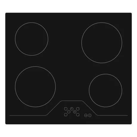 EVIDO VETRO 60CB üvegkerámia főzőlap, 60 cm, fekete