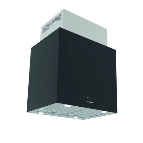 Nodor - Páraelszívó NorBreeze ISLA CUBE GLASS ECO 60 BK/A Hob to Hood