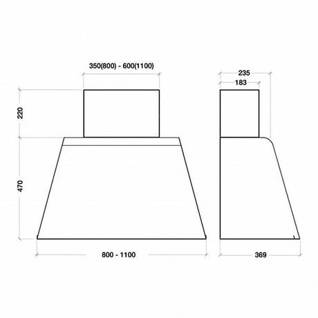 KDESIGN - Páraelszívó K129-110 T500 Corten