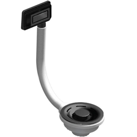ELLECI- Szűrőkészlet 3,5 " túlfolyó készlettel együtt Flow Pro fekete