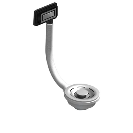 ELLECI- Szűrőkészlet 3,5 " túlfolyó készlettel együtt Flow Pro inox