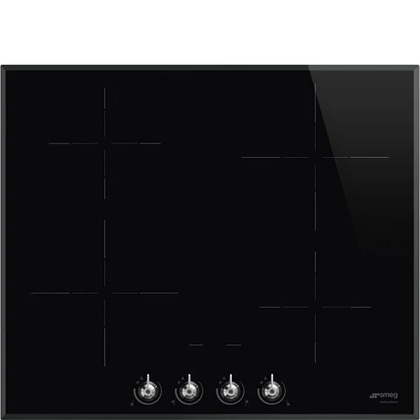 SMEG INDUKCIÓS FŐZŐLAP,Universal ,60cm,4 bővíthető zóna,9 fokozat,érintőszenzoros vez.,,keret nélküli egyenes élű üveg