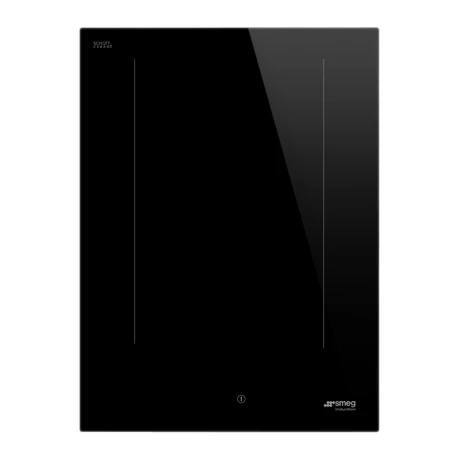 SMEG INDUKCIÓS FŐZŐLAP, 38 cm, Eclipse, 2 dupla booster, multizone, EVO slider vezérlés, keret nélküli egyenes élű üveg