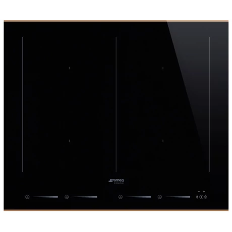 SMEG INDUKCIÓS FŐZŐLAP, DSN, 60 cm, 4 booster főzőzóna, 2 multizone főzőzóna, 9 fokozat