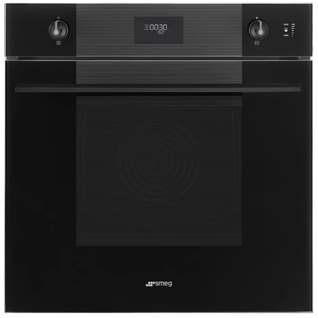 SMEG PIROLITIKUS KOMBINÁLT GŐZPÁROLÓ-SÜTŐ, Linea, 60 cm, pyro-steam, D01, mélyfekete üveg