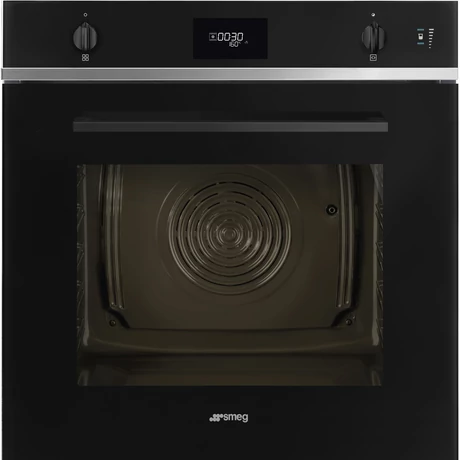 SMEG PIROLITIKUS KOMBINÁLT SÜTŐ, GŐZFUNKCIÓVAL, Selezione design, Galileo, 60 cm, CS LCD, fekete üveg