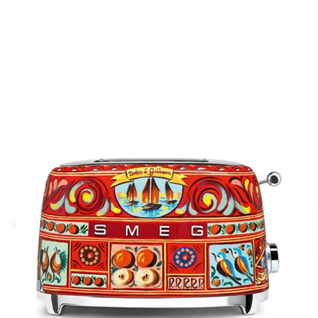 SMEG KENYÉRPIRÍTÓ, retro, 2 szeletes, D&G