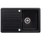 EVIDO Home 45S gránit mosogató, 765 x 460mm, antracit