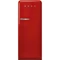 SMEG KOMBINÁLT HŰTŐ ÉS FAGY.,retro,60 cm,automata leolvasztás,223 + 21 + 26 l,piros