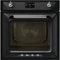 SMEG KOMBINÁLT PIROLITIKUSGŐZPÁROLÓ-SÜTŐ, Victoria design, 60 cmszéles, 12 + 1 funkció, LCD kijelző, fekete