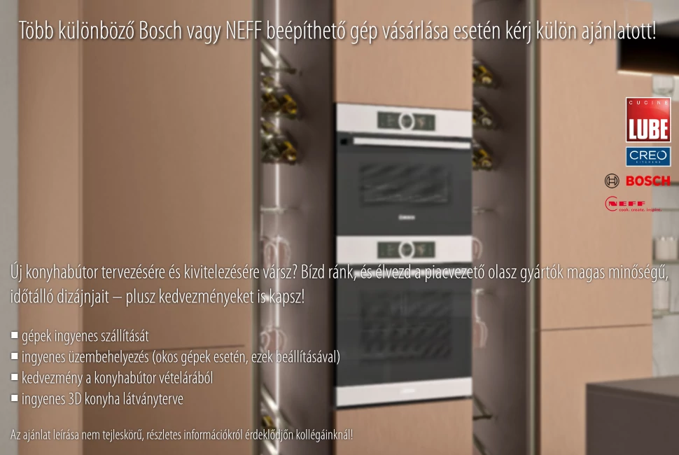 Gépek mellé egyedi konyháink 1