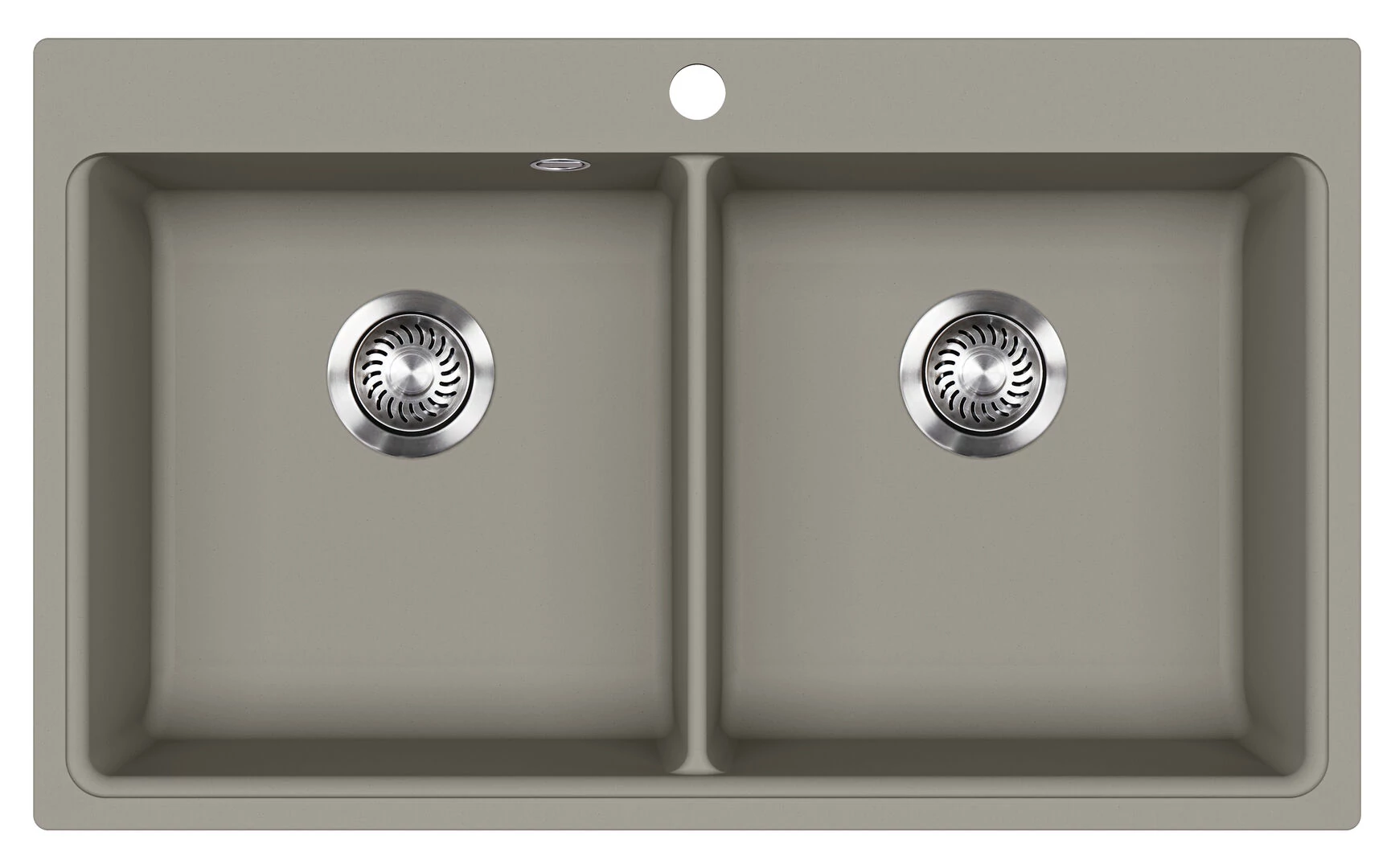 EVIDO Quadro 9 gránit mosogató, 860 x 510 mm, platina