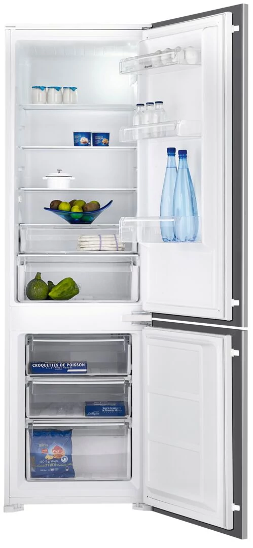 Brandt beépíthető hűtő és fagyasztó, 54 cm, 249 l, E energiaosztály