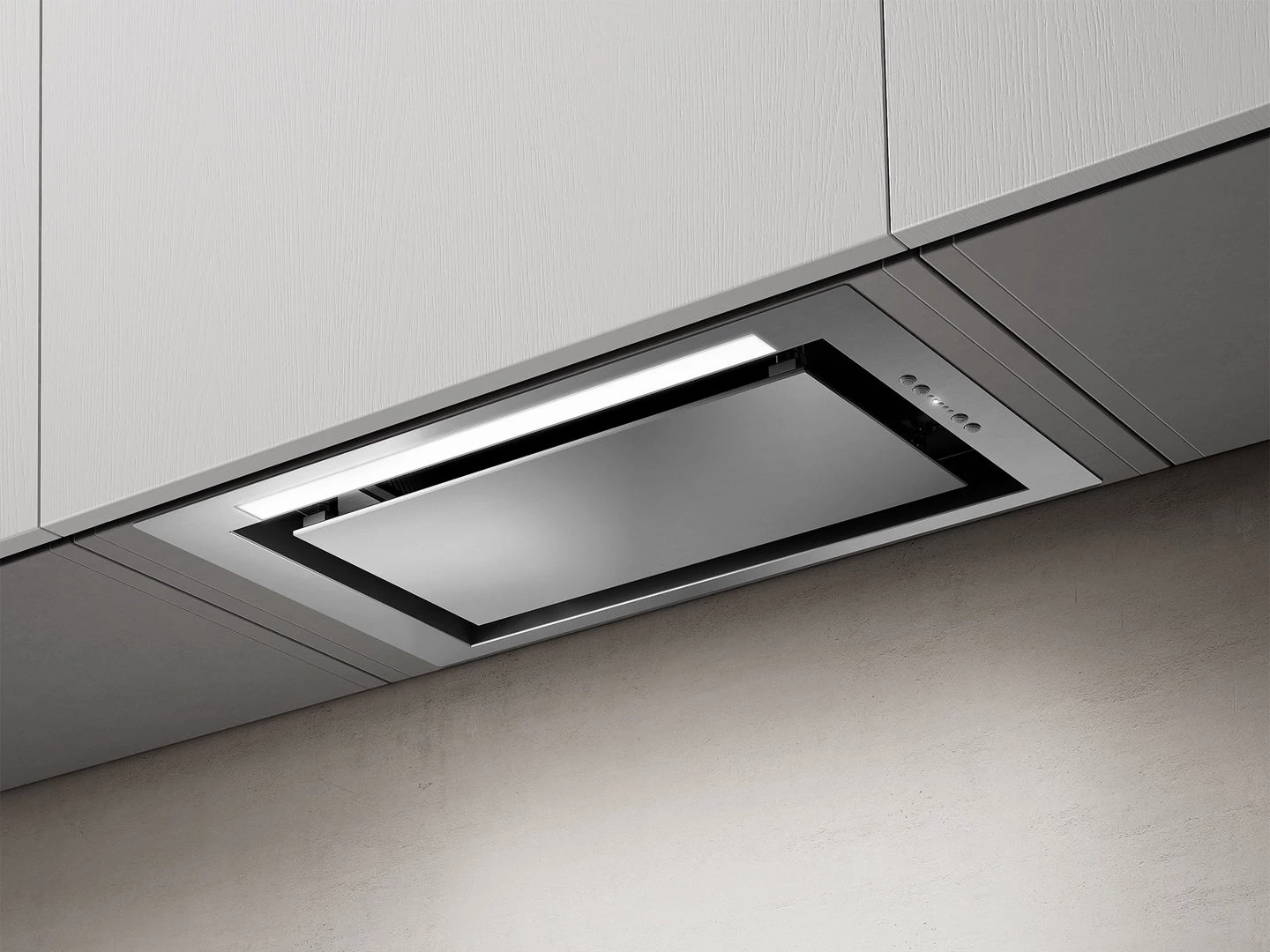 ELICA HIDDEN 2.0 IX / A/60 beépíthető páraelszívó, 60 cm, A energiaosztály, IEC turbo: 700 m3 / h, inox