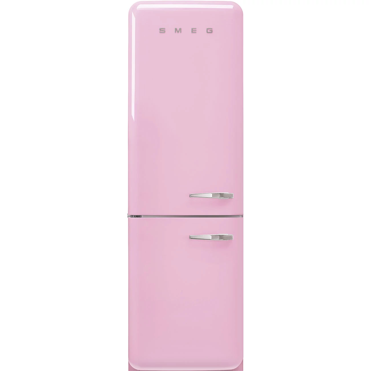 SMEG KOMBINÁLT HŰTŐ ÉS FAGYASZTÓ, 60,1x196,8 cm, rózsaszín