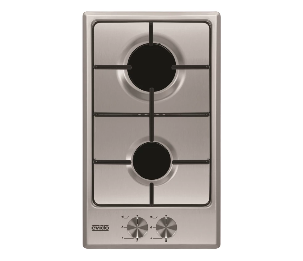 EVIDO DOMINO-G 32X,gáz főzőlap,30cm,inox