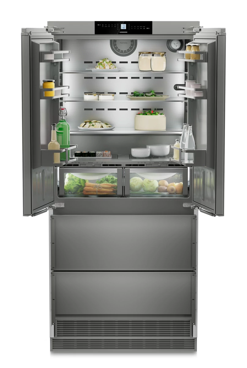 Liebherr Integrálható hűtő-fagyasztó-kombináció BioFresh-sel és NoFrost-tal