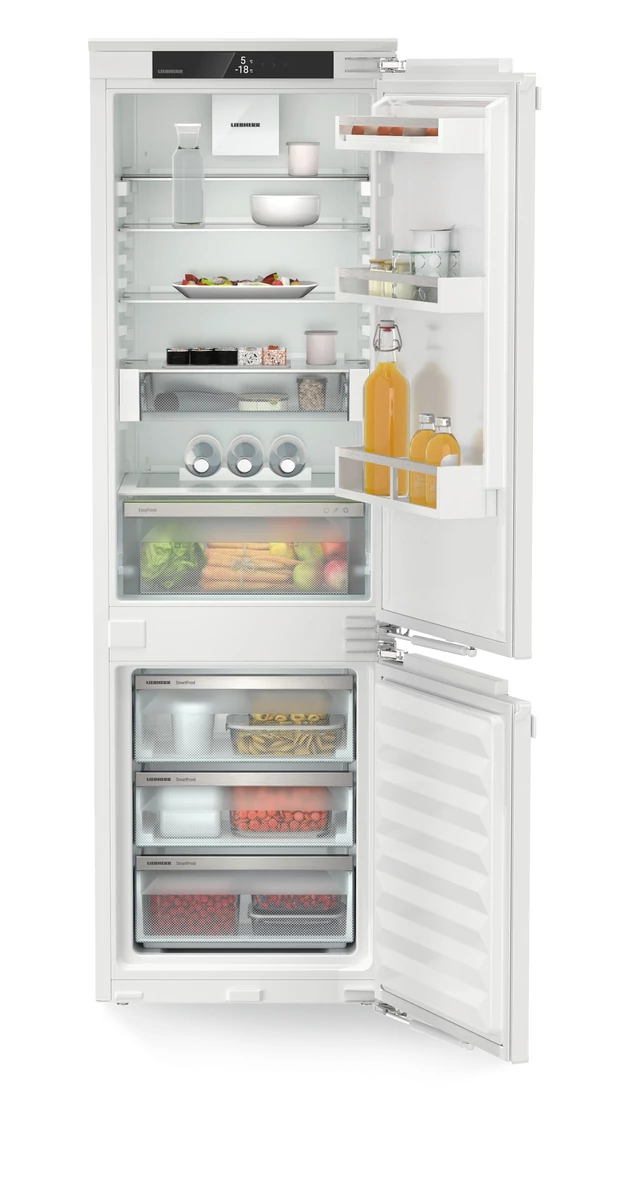 Liebherr Beépíthető hűtő-fagyasztó kombináció EasyFresh és SmartFrost funkciókkal