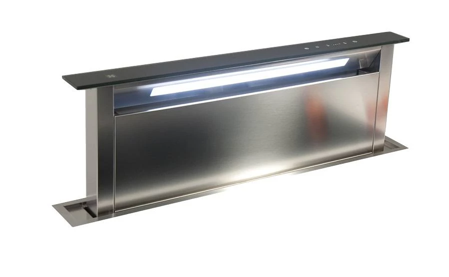 Sirius - Páraelszívó S-DD2 TC/L EM 118 fekete üveg/inox motor nélkül