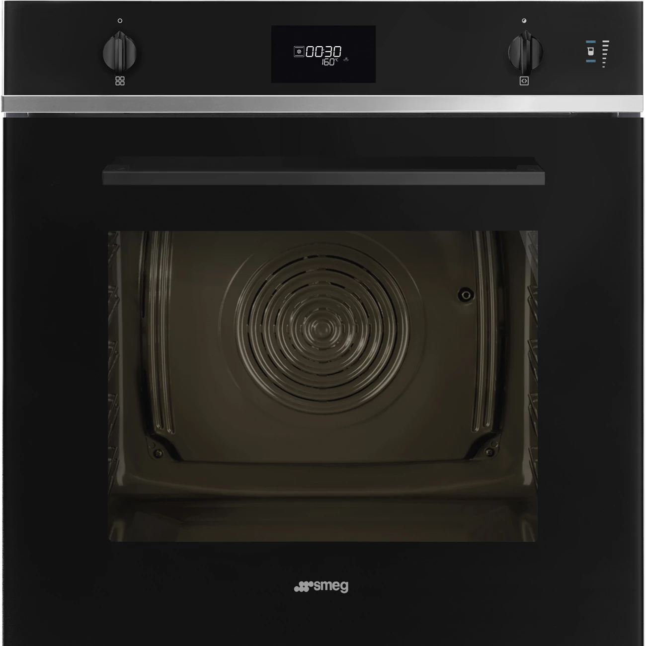 SMEG PIROLITIKUS KOMBINÁLT SÜTŐ, GŐZFUNKCIÓVAL, Selezione design, Galileo, 60 cm, CS LCD, fekete üveg
