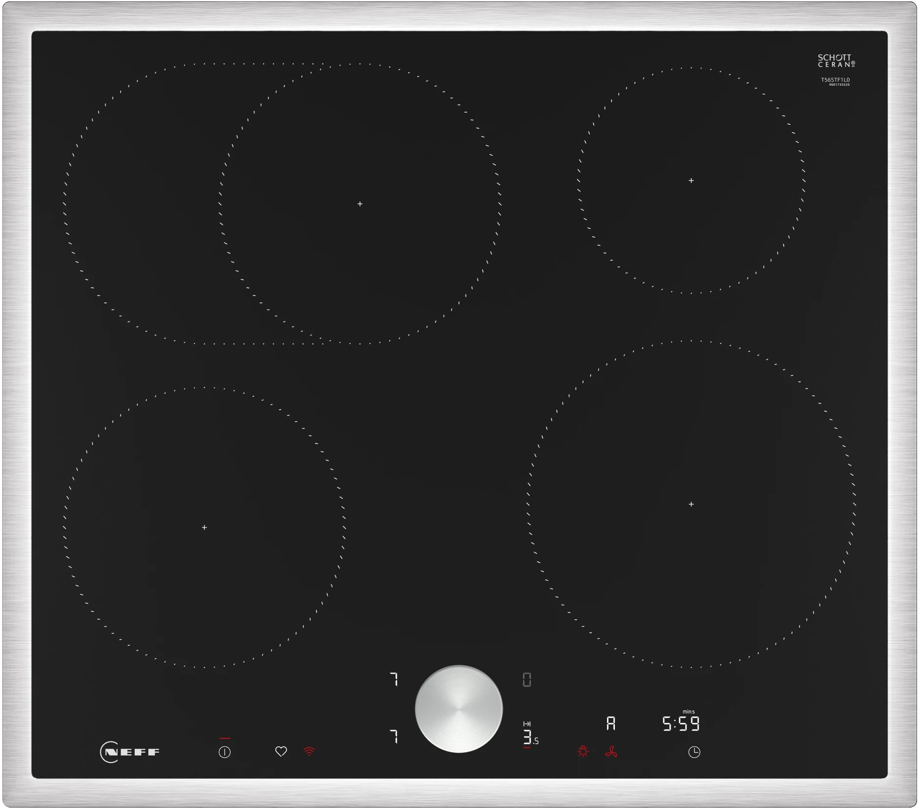 Neff T56STF1L0 indukciós főzőlap